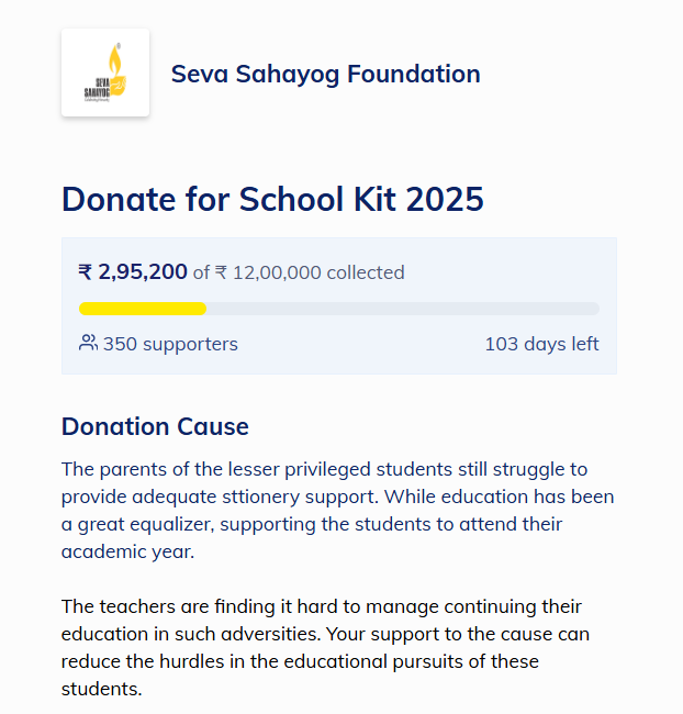 School Kit program